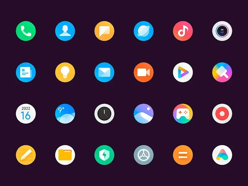 Miui 15 - Icon Pack (Round) screenshot 2