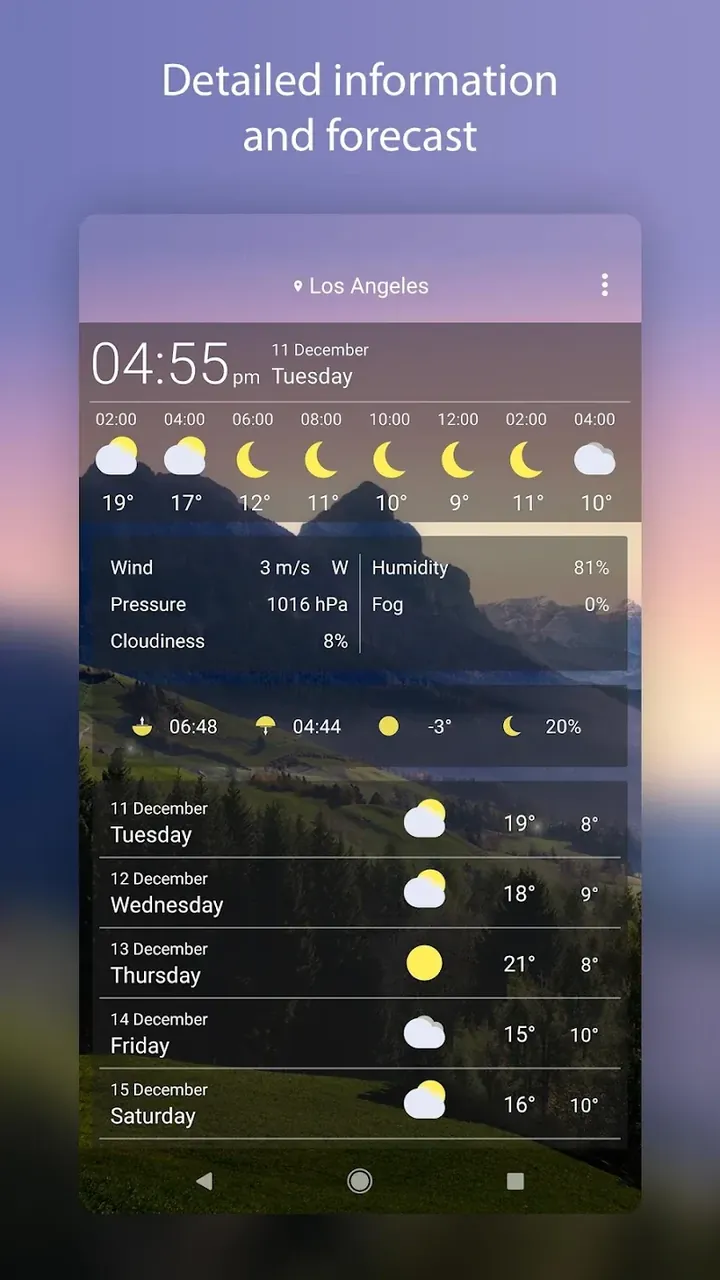Weather Live Wallpapers screenshot 4