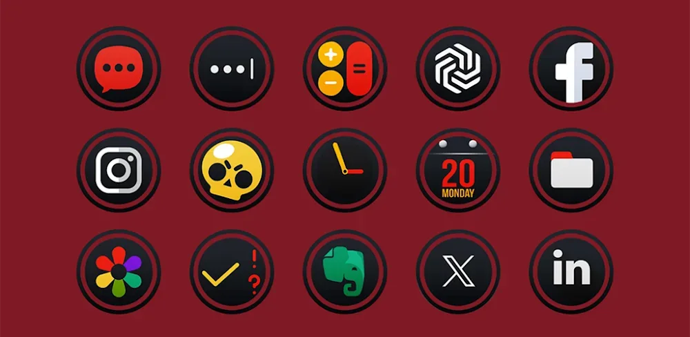 Mator Dark icon pack screenshot 1