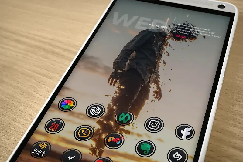 Mator Dark icon pack screenshot 2