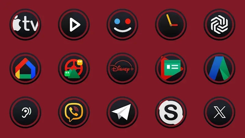 Mator Dark icon pack screenshot 5