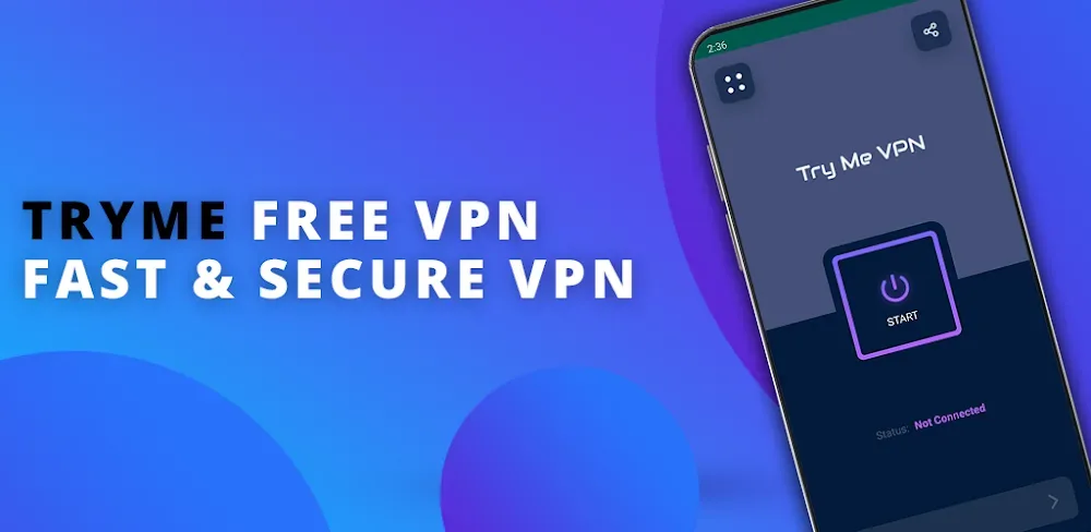 Tryme VPN screenshot 1