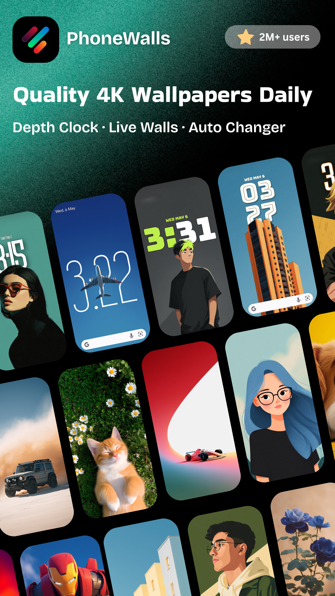 4K Wallpapers - PhoneWalls screenshot 1