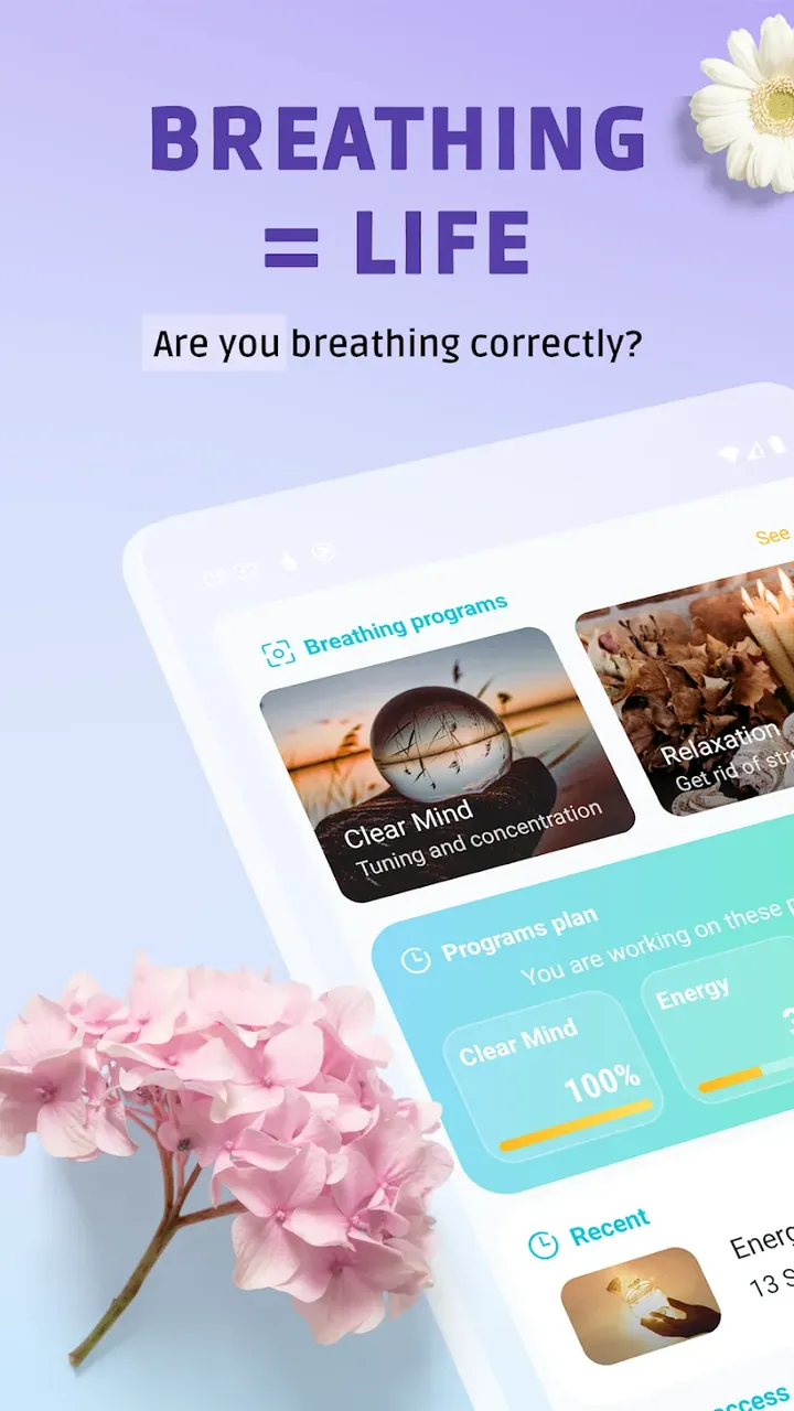 Pranaria - Breathing Exercise Screenshot 2