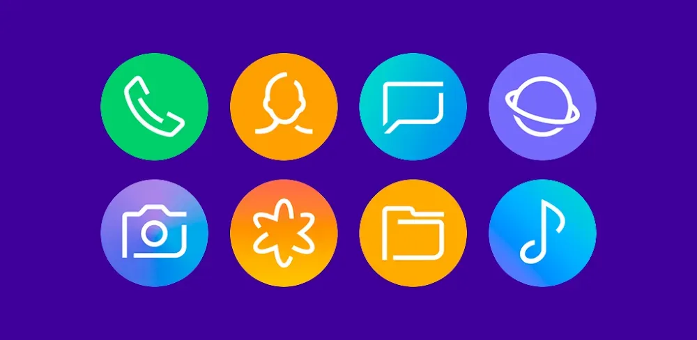 Delux - Icon pack (Round) screenshot 1