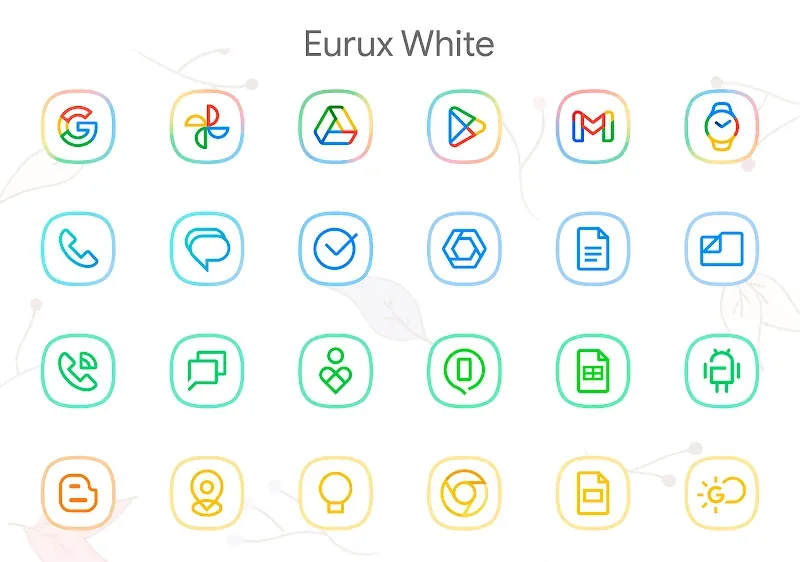 Eurux White - Icon Pack screenshot 3