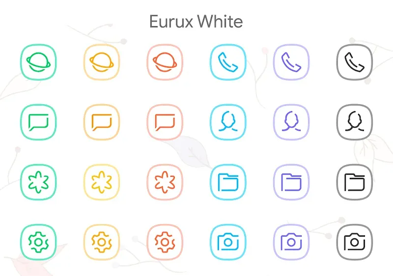 Eurux White - Icon Pack screenshot 5