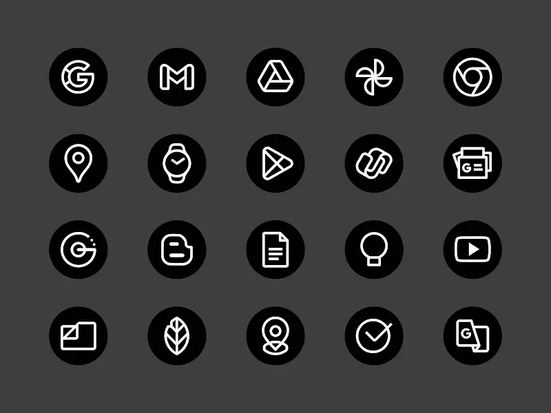 Blaux - Icon Pack (Round) screenshot 3