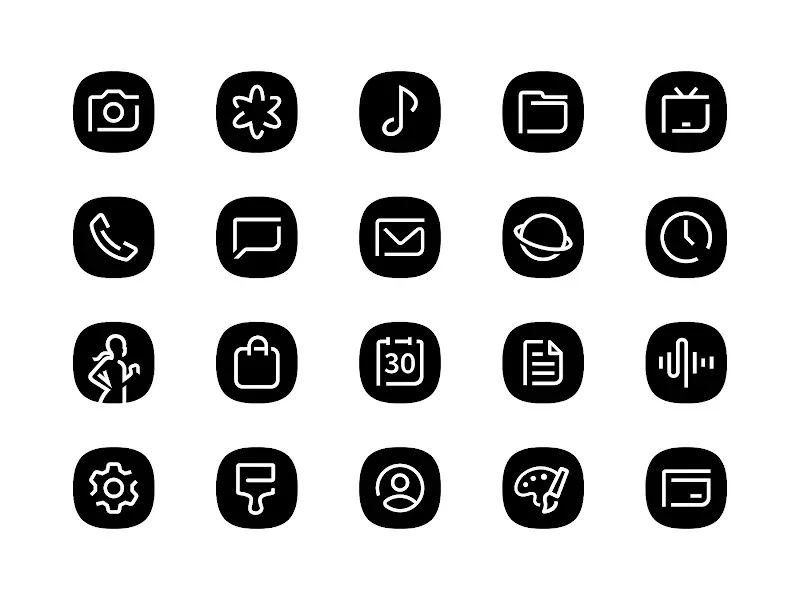 Blaux Black - Icon Pack screenshot 3