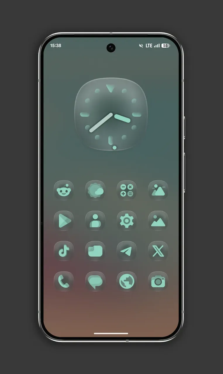 Glassy Material You Icons screenshot 4