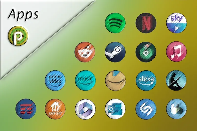 Pixly Vintage - Icon Pack screenshot 5