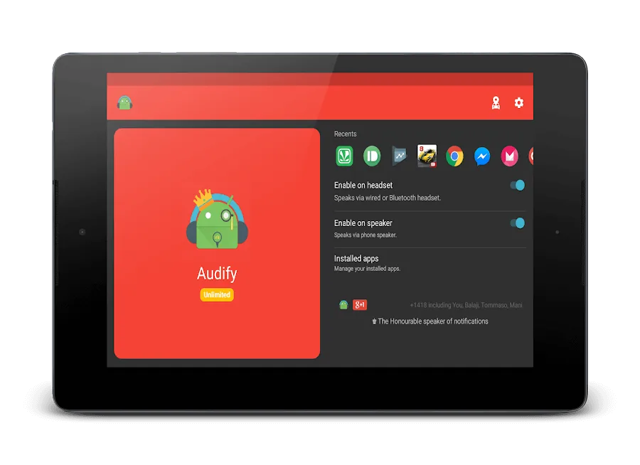 Audify screenshot 1