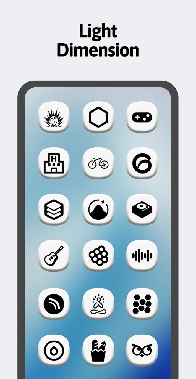One 3D White Icon Pack screenshot 5