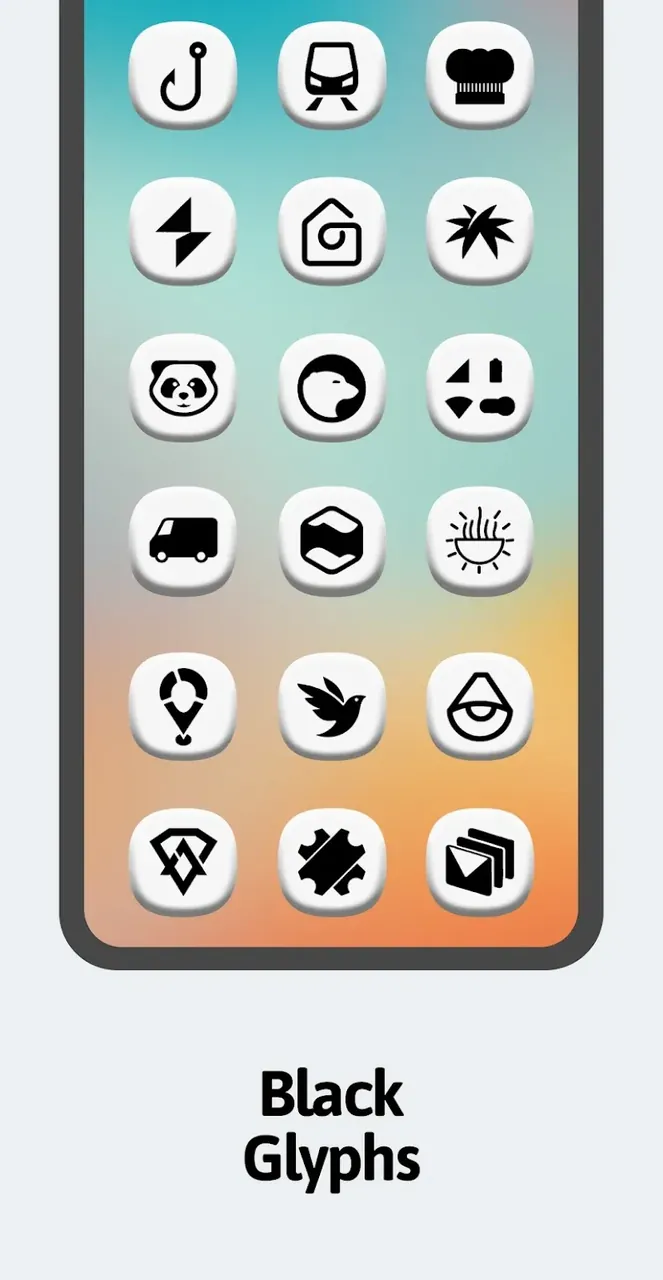 One 3D White Icon Pack screenshot 6