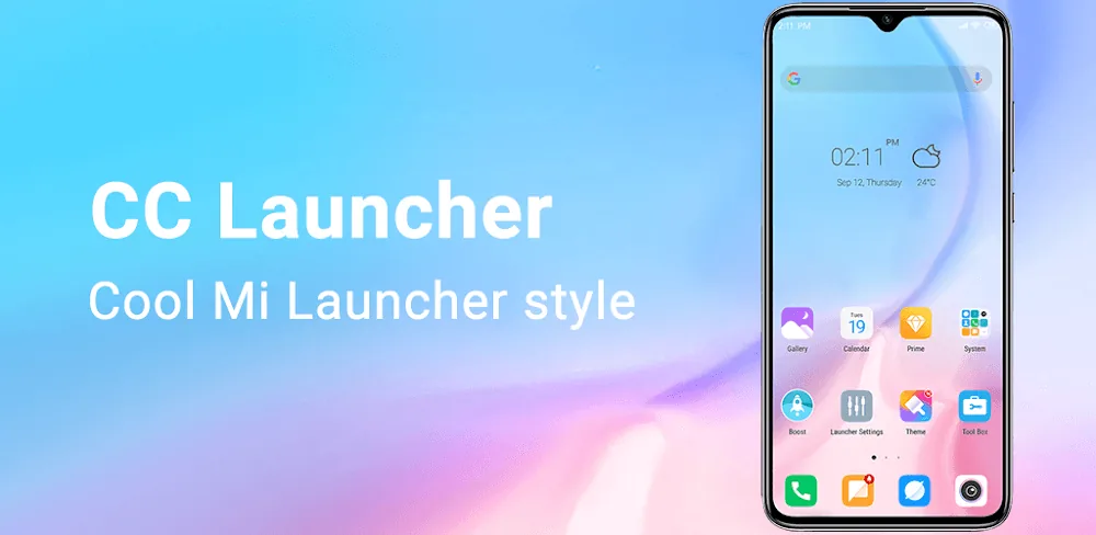 Cool Mi Launcher - CC Launcher screenshot 1