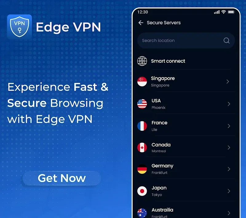 Edge VPN – Simple & Fast screenshot 2