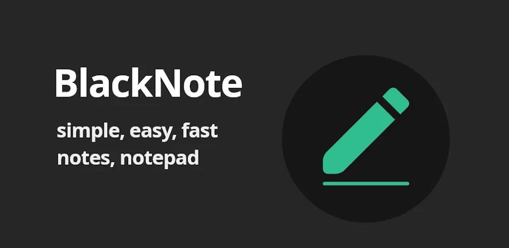 BlackNote screenshot 1