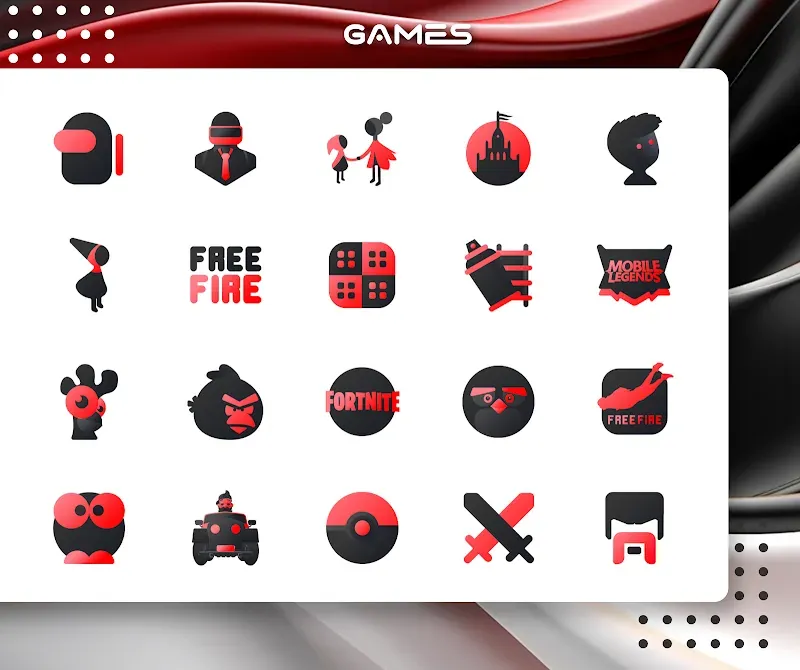 Red IconPack: LuXRed screenshot 5