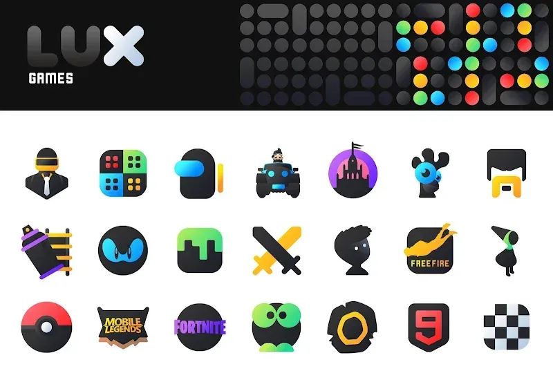 LuX IconPack screenshot 4