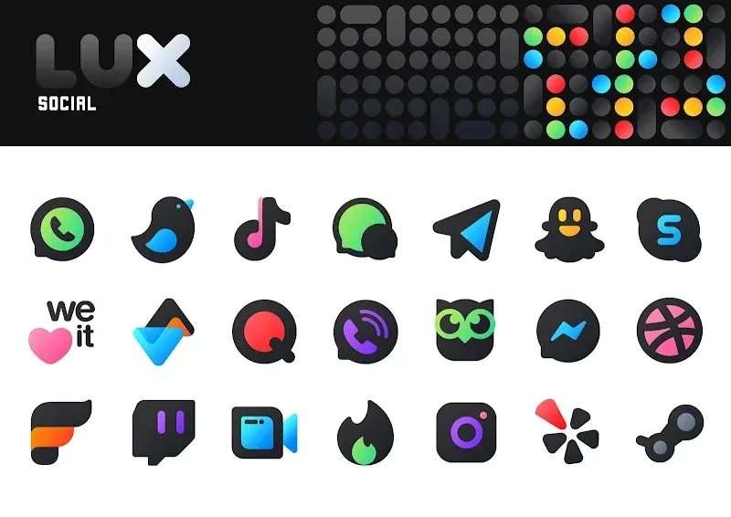 LuX IconPack screenshot 6