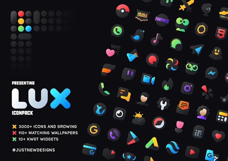 LuX IconPack screenshot 2