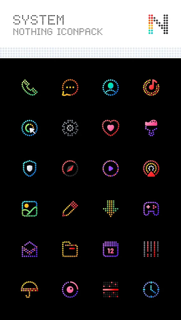 Neon : Dots Iconpack screenshot 3