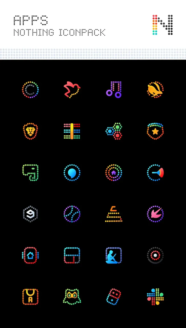 Neon : Dots Iconpack screenshot 6