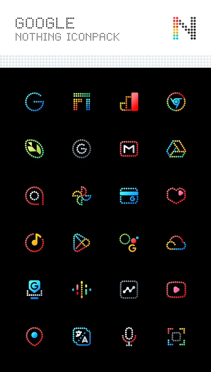 Neon : Dots Iconpack screenshot 5