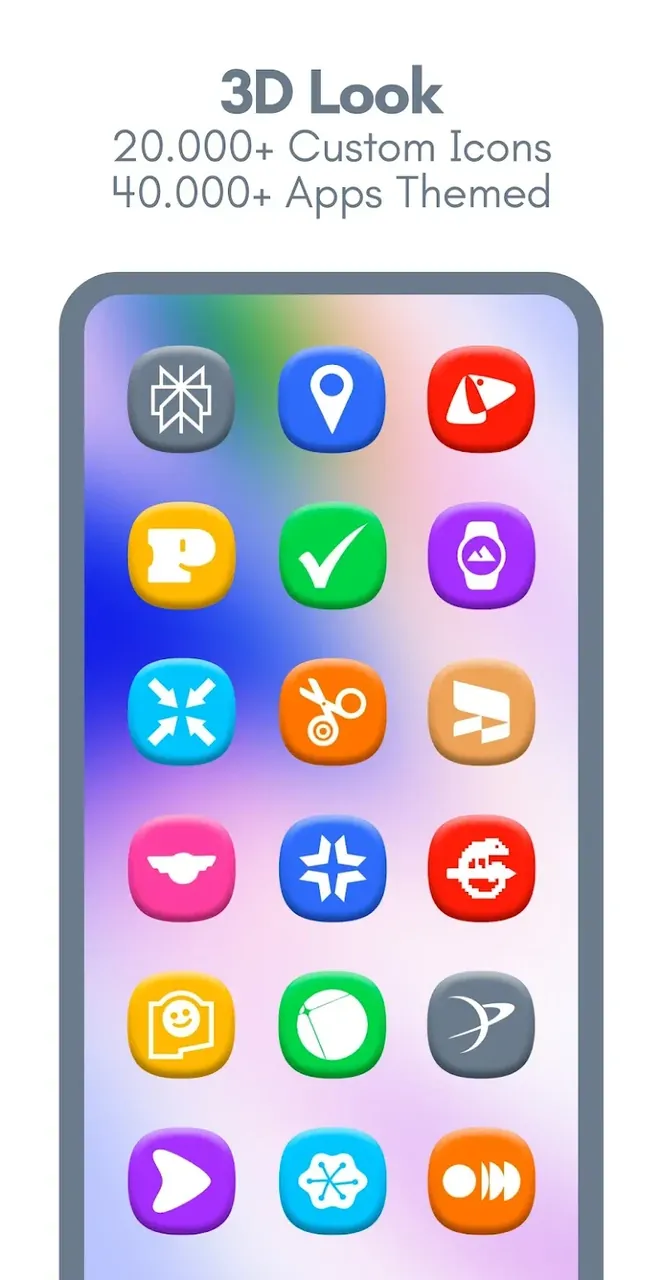 One 3D Color Icon Pack screenshot 3