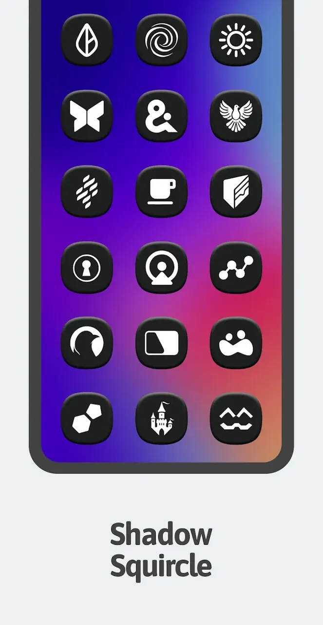 One 3D Dark Icon Pack screenshot 4
