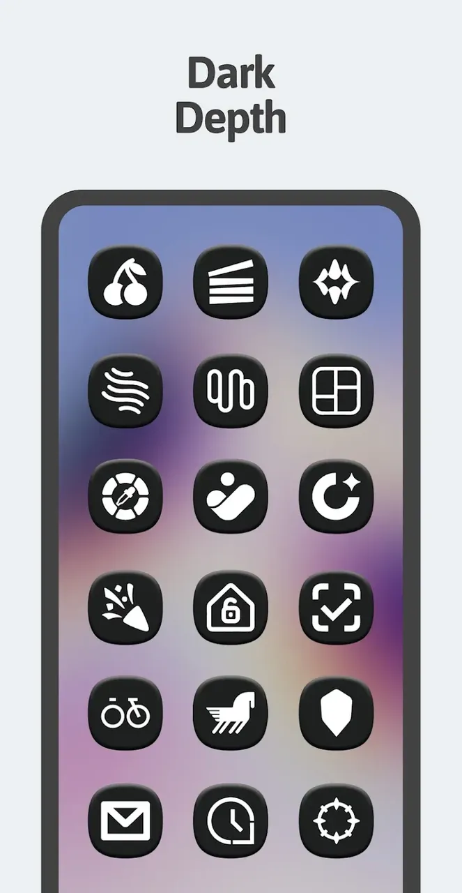 One 3D Dark Icon Pack screenshot 5