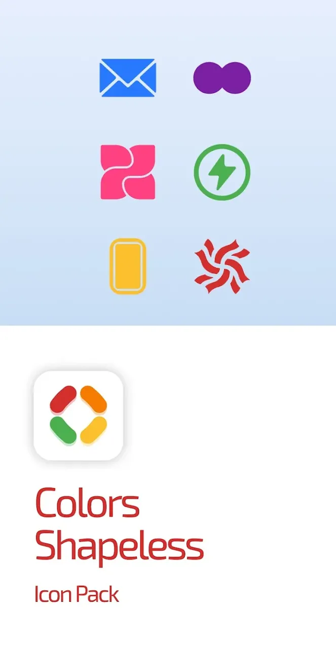 Colors Shapeless Icon Pack screenshot 6