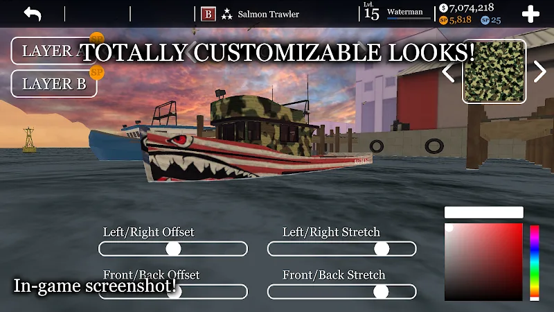 uCaptain: Boat Fishing Game 3D screenshot 5