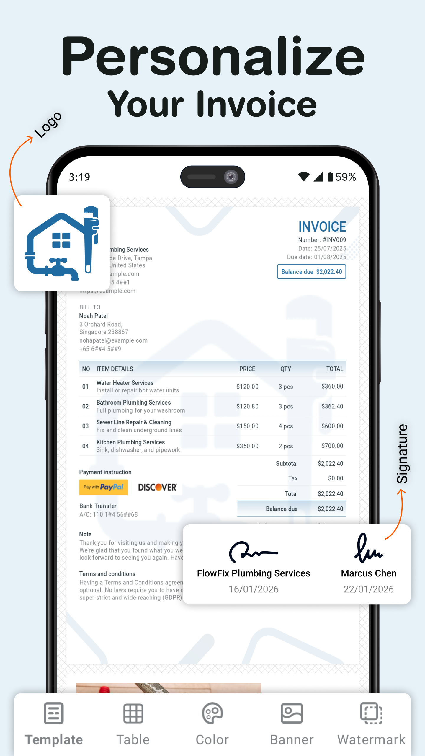 Invoice Maker: Atom Invoice screenshot 3