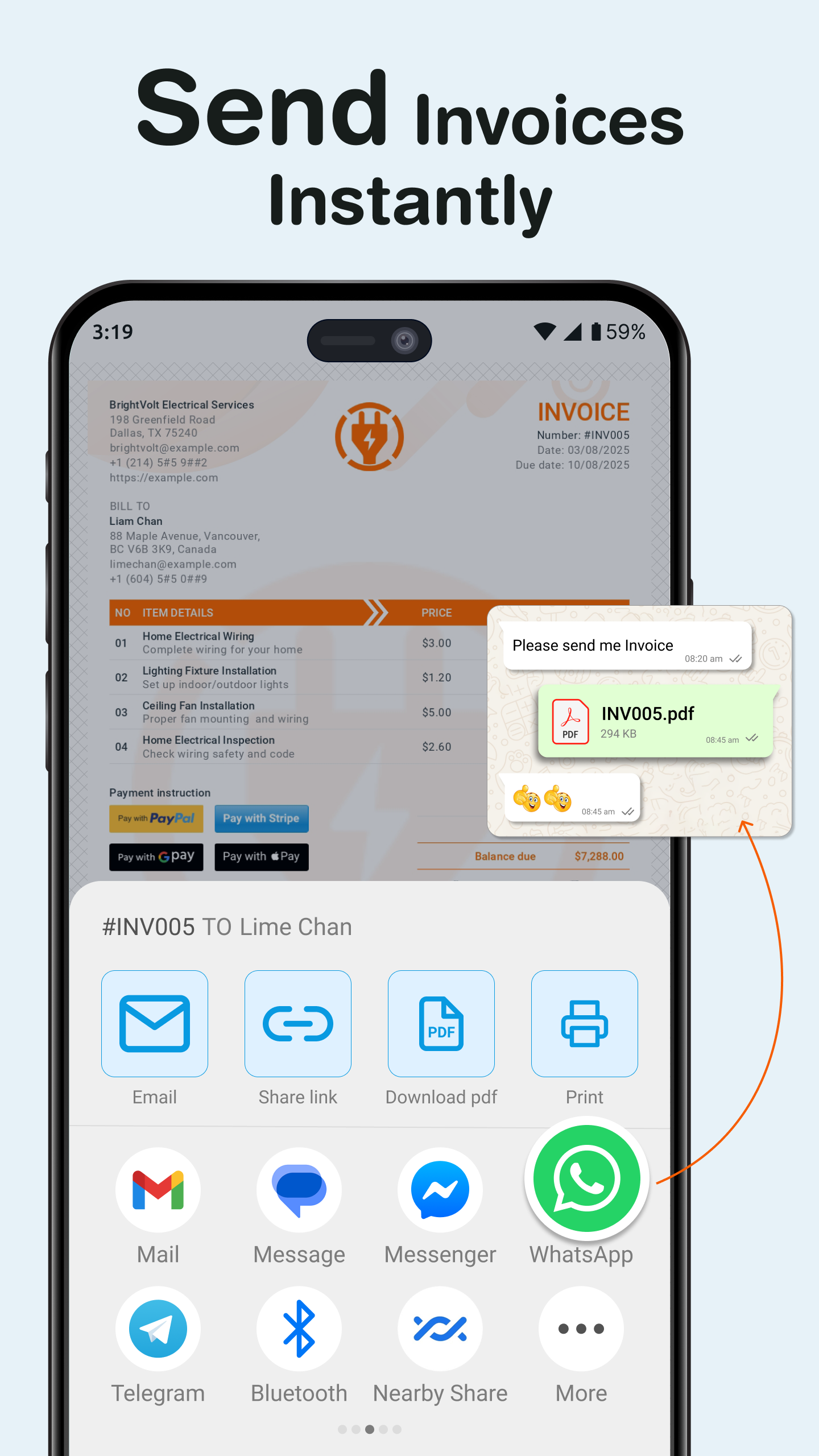 Invoice Maker: Atom Invoice screenshot 5