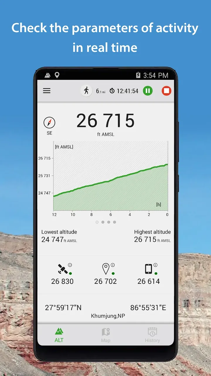 Altimeter screenshot 2