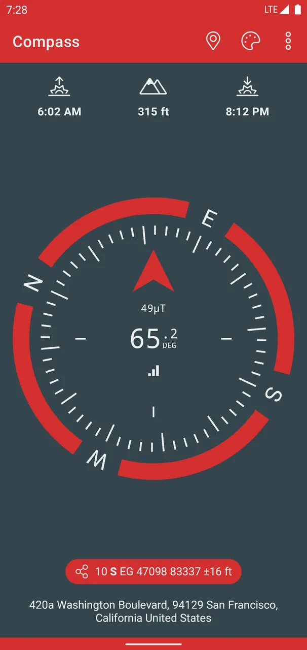 Compass & Altimeter screenshot 2