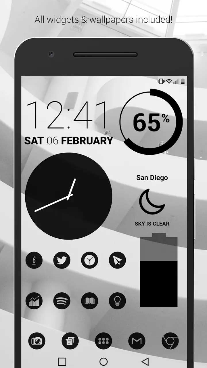 Dark Void Pro - Black Icons screenshot 2