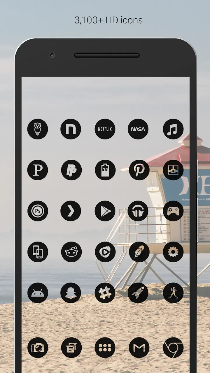 Dark Void Pro - Black Icons screenshot 3