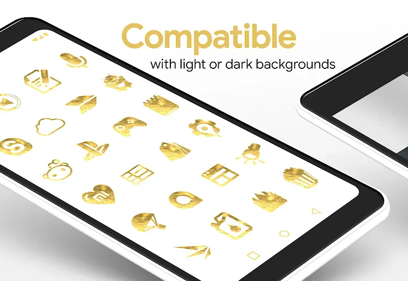 Gold Leaf Pro - Icon Pack screenshot 4