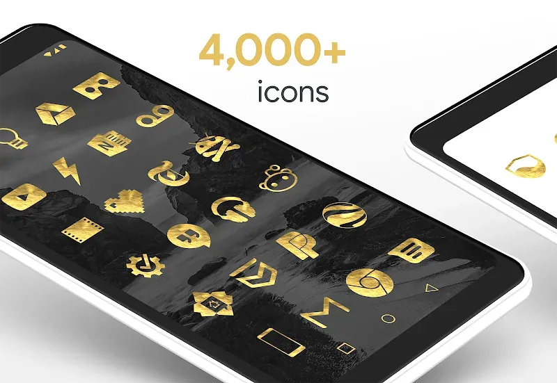 Gold Leaf Pro - Icon Pack screenshot 3