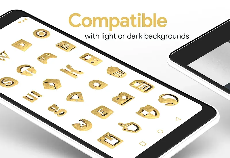 Solid Gold Pro - Icon Pack screenshot 4