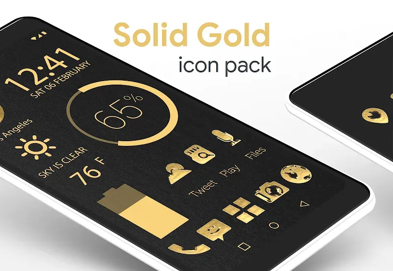 Solid Gold Pro - Icon Pack screenshot 2