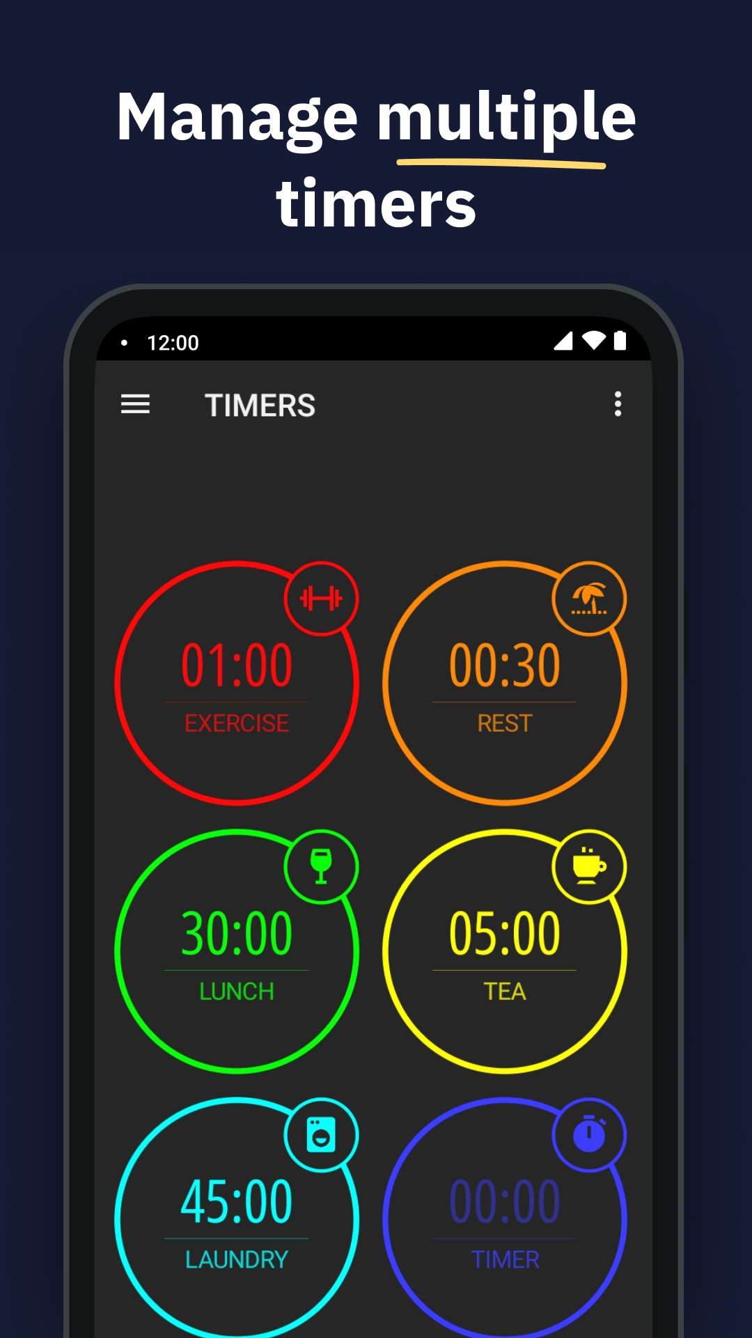 MultiTimer: Multiple timers screenshot 5