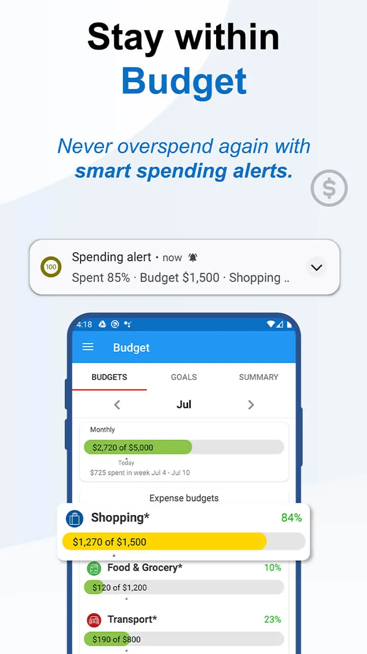 Bill Payment Organizer, Budget screenshot 5