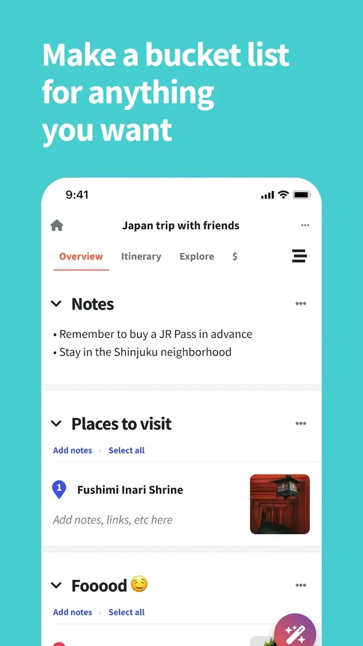 Wanderlog screenshot 6