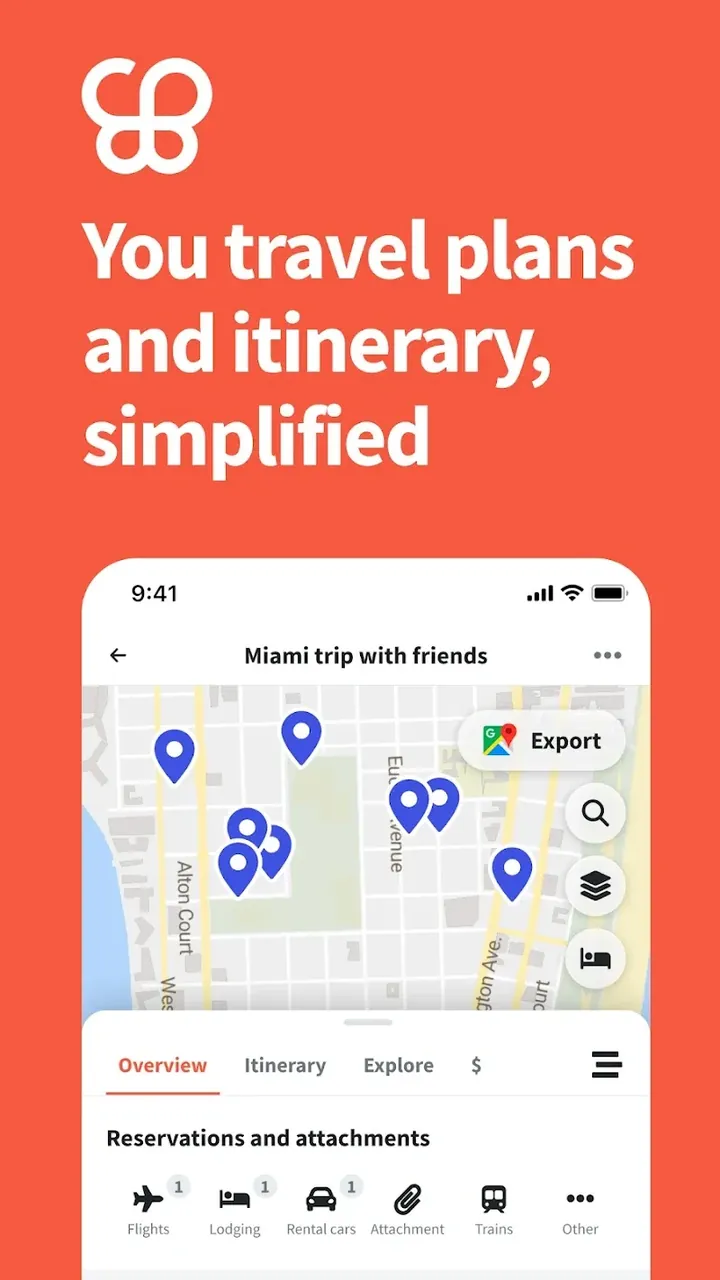Wanderlog screenshot 2