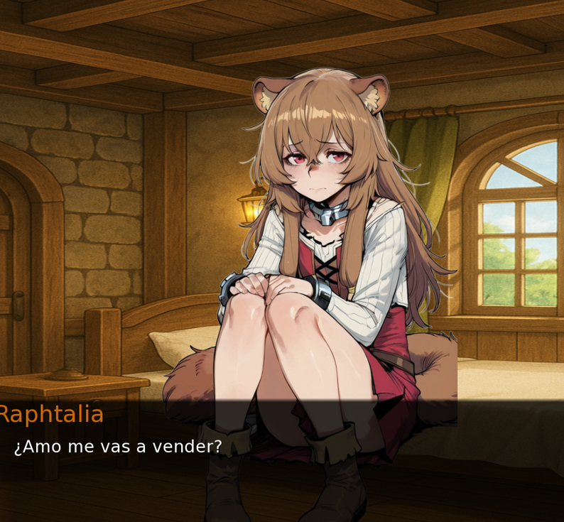 Teaching Raphtalia gameplay screenshot 1