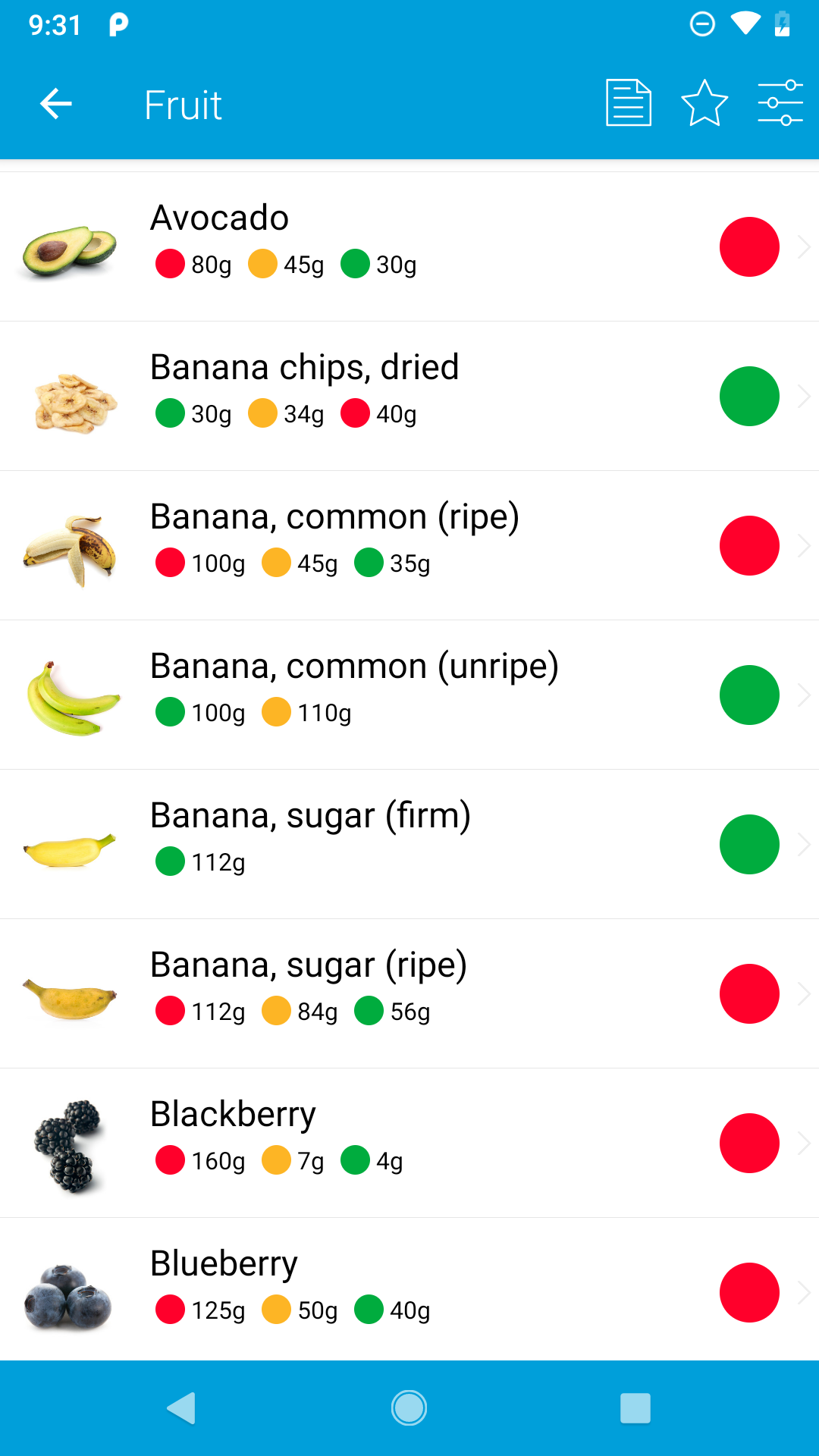 Monash University FODMAP diet screenshot 3