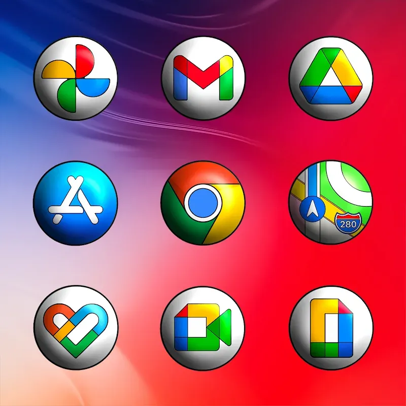 CRiOS Circle 3D - Icon Pack screenshot 5